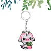 Bead Embroidery - Cow Beaded Counted Cross Stitch Keyring