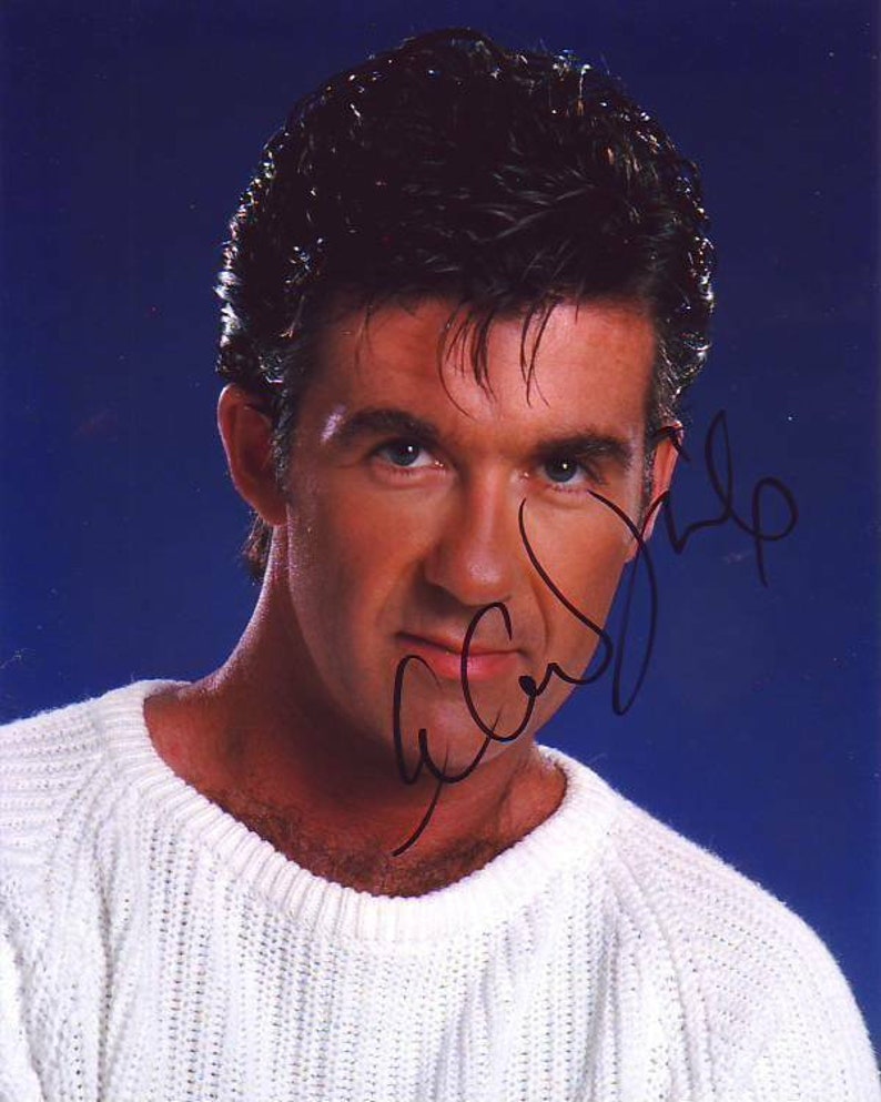 Alan thicke signed autographed growing pains dr. jason seaver 8x10 Photo Poster painting