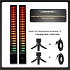 RGB microphone light, e-sports room creative colorful ambient light, desktop ornament, colorful light