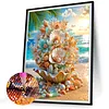 Diamond Painting -DIY Round Drill Giant Clam Floral