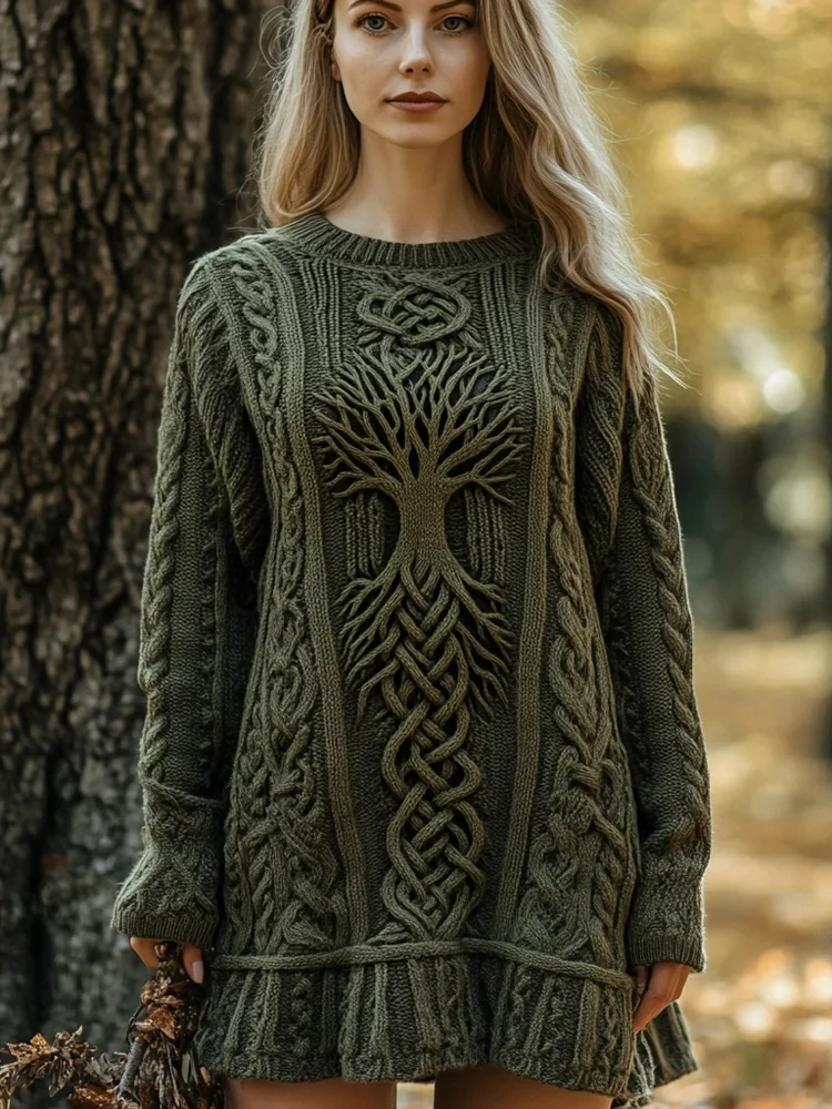 Tree Of Life Women's Sweater Dress