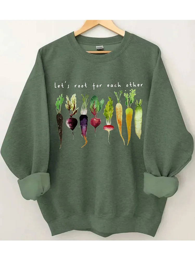 Let's Root For Each Other Sweatshirt socialshop