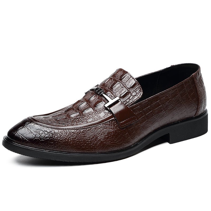 Crocodile-print Loafers DANRRIO.COM DANRRIO