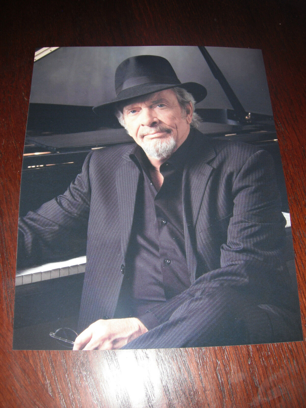 Merle Haggard Country Music Color 8x10 Promo Photo Poster painting Picture