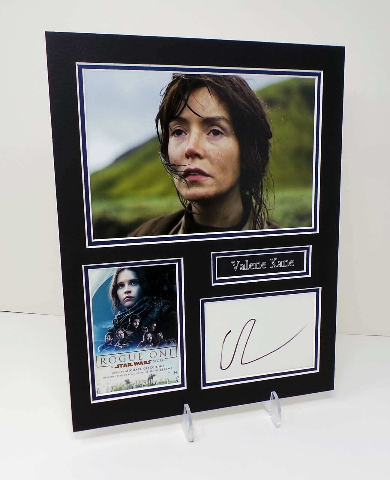 Valene KANE Signed Mounted Photo Poster painting Display AFTAL RD COA Star Wars Rogue One