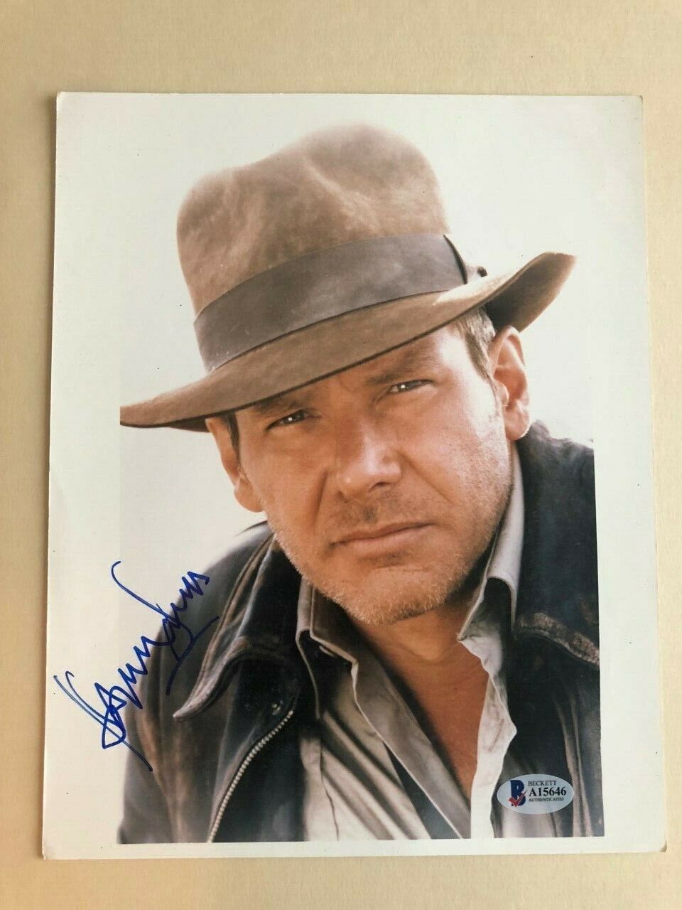 Harrison Ford signed autographed 8x10 Photo Poster painting Indiana Jones Beckett Authenticated