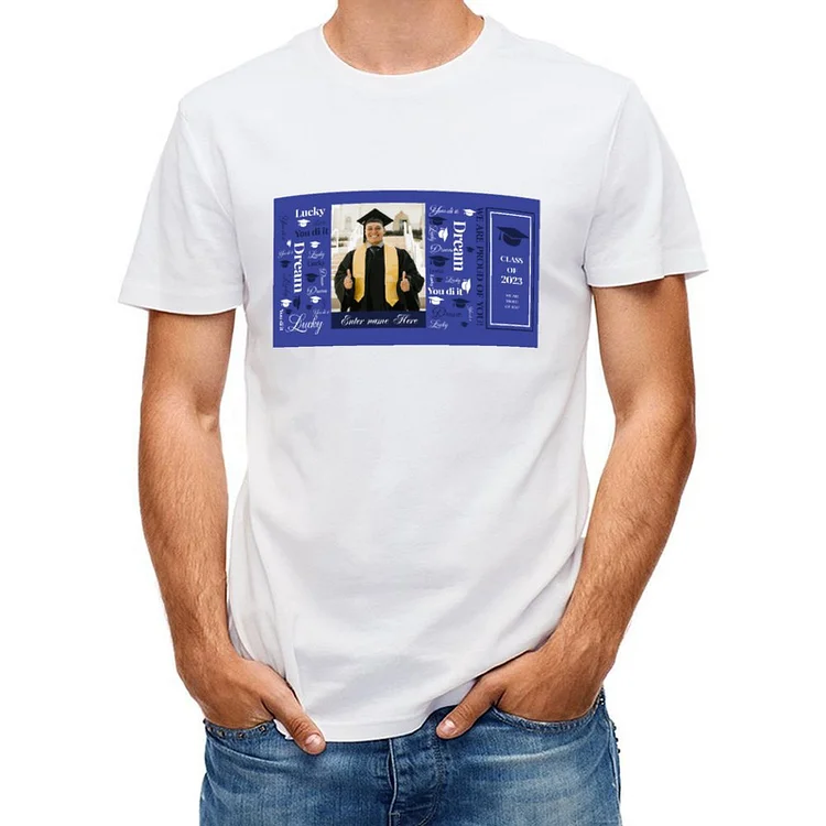 Graduation Celebrating Designable Short Sleeve T-Shirt