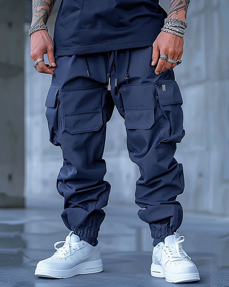 Men’sFashion Pocket Overalls Pant