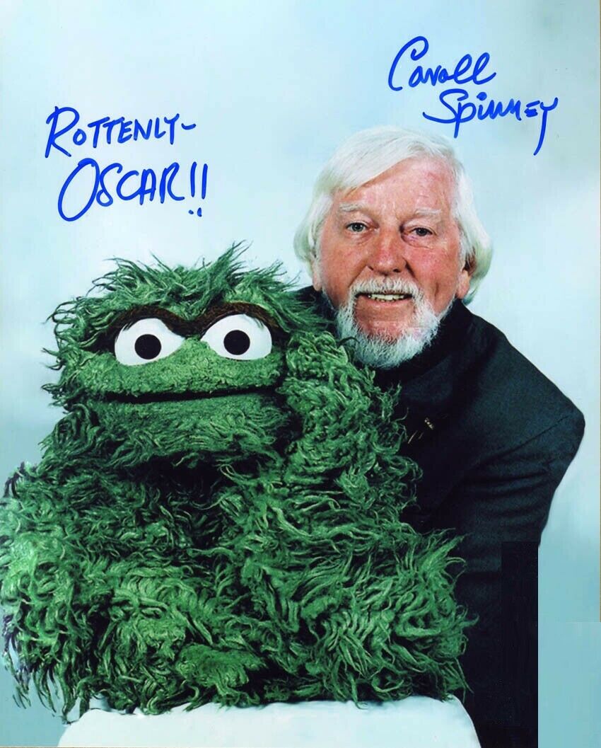 Caroll Spinney / Oscar Autographed Signed 8x10 Photo Poster painting ( Sesame Street ) REPRINT