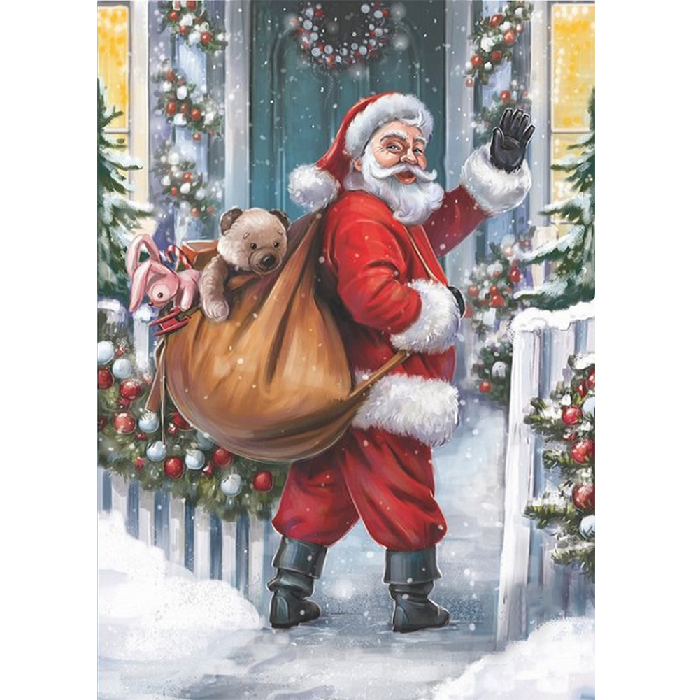 

Santa Claus - Round Drill Diamond Painting - 30*45CM, 501 Original