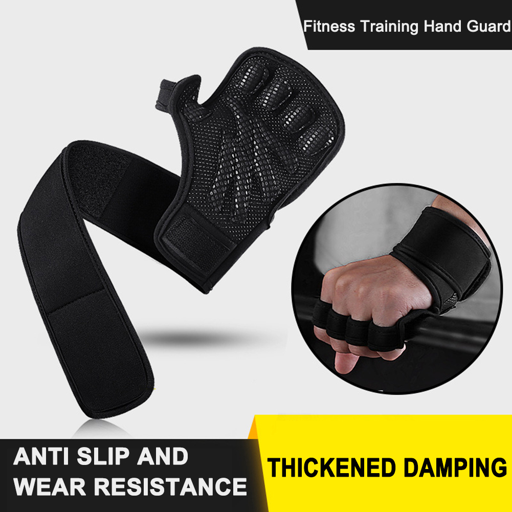 

2pcs Weight Lifting Training Gloves Half Finger Sport Exercise Gloves Black, 501 Original