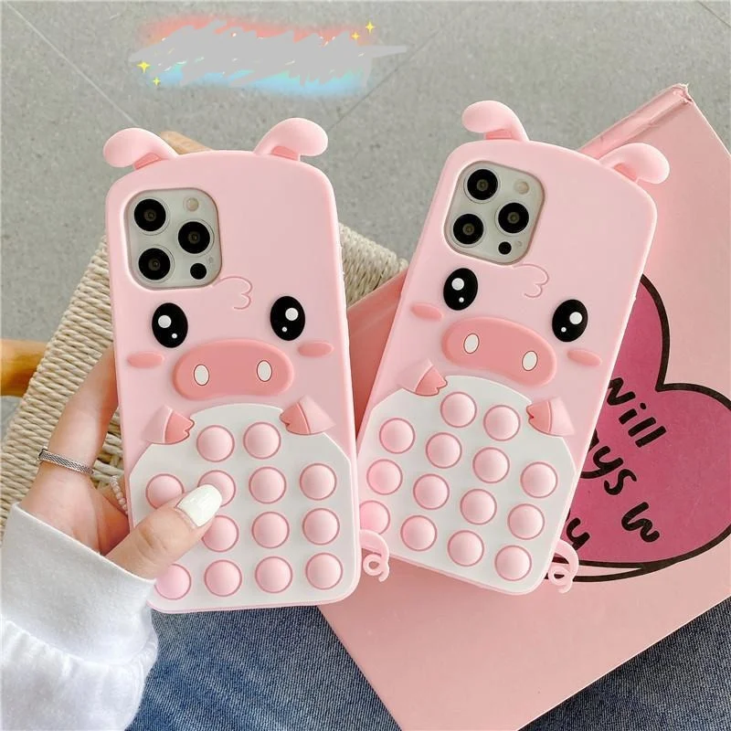 Lovely Pink Pig Phone Case SP16288