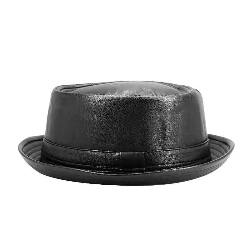 Men’s Elegant Solid Color Side Of Fungus Fedora Hat