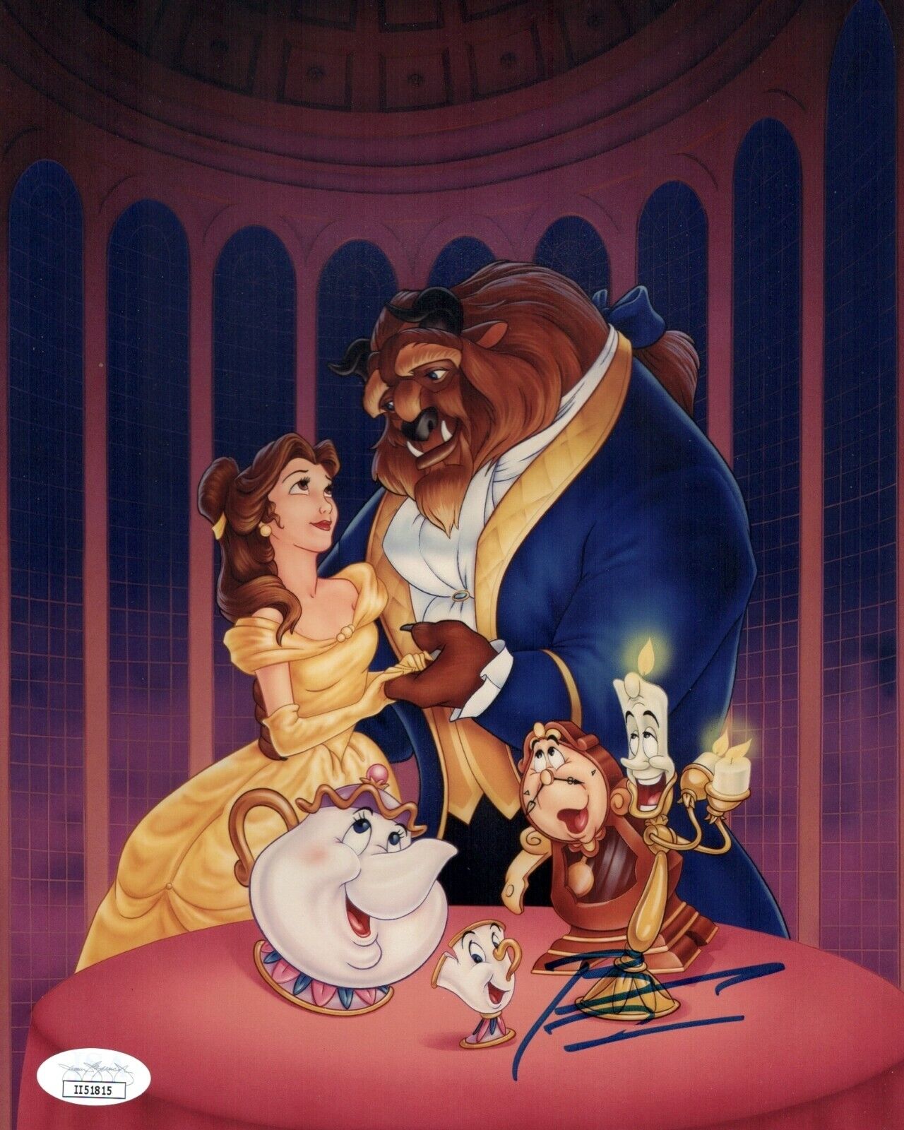 BRADLEY PIERCE Signed BEAUTY AND THE BEAST Chip 8x10 Photo Poster painting Autograph JSA COA