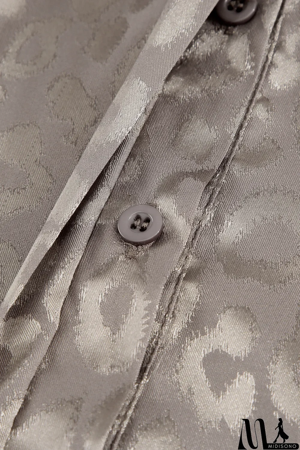 MidiSono - Embossed Button Shirt
