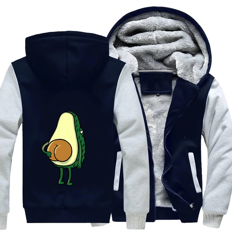 Mr Avocado Ass Hurts, Fruit Fleece Jacket