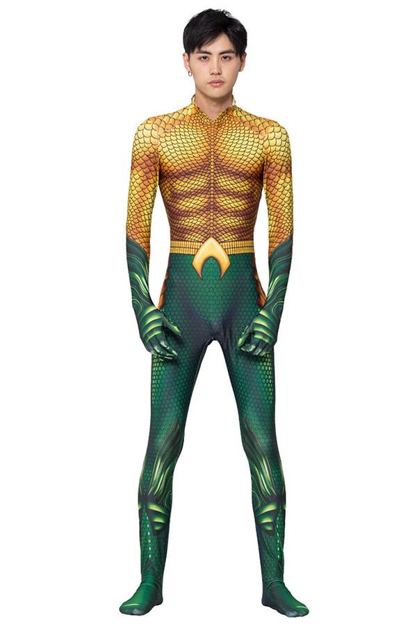 Deluxe Aquaman Adult Costume-elleschic