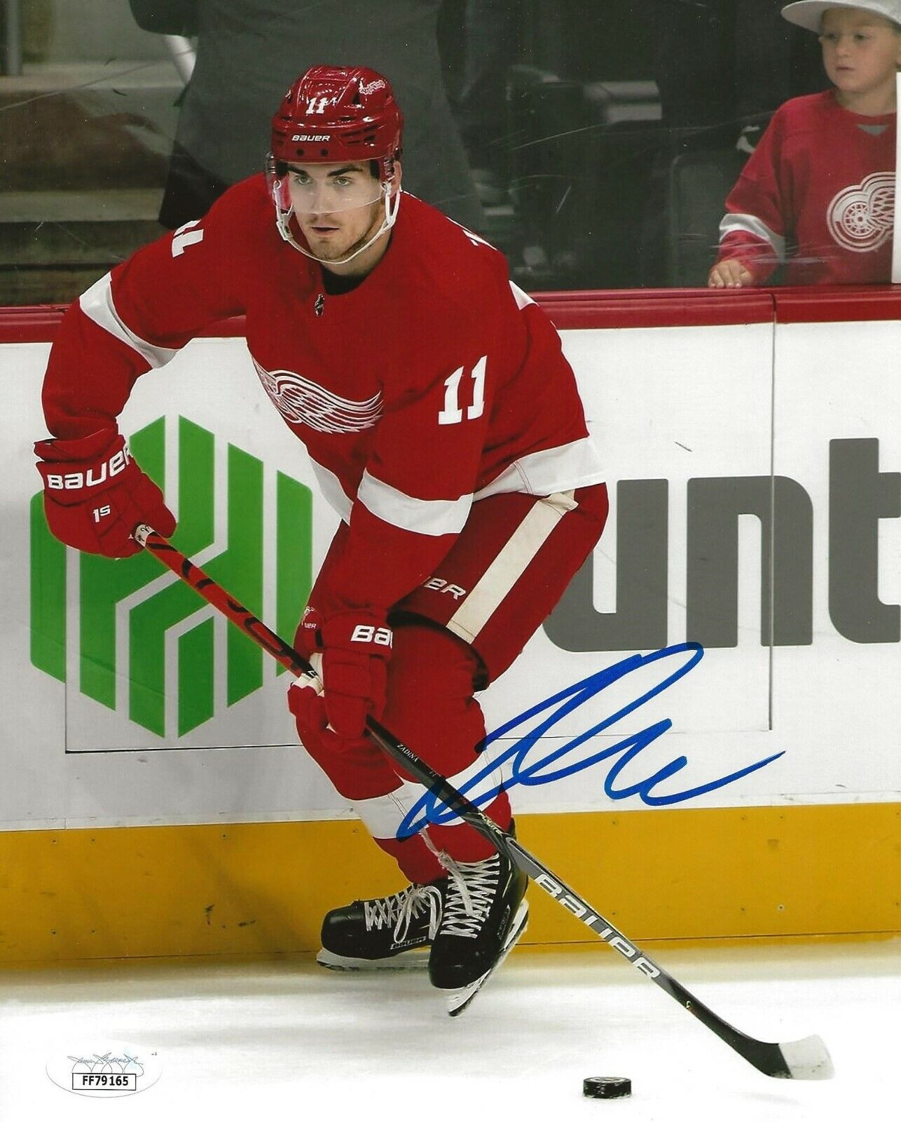 Filip Zadina signed Detroit Red Wings 8x10 Photo Poster painting autographed JSA