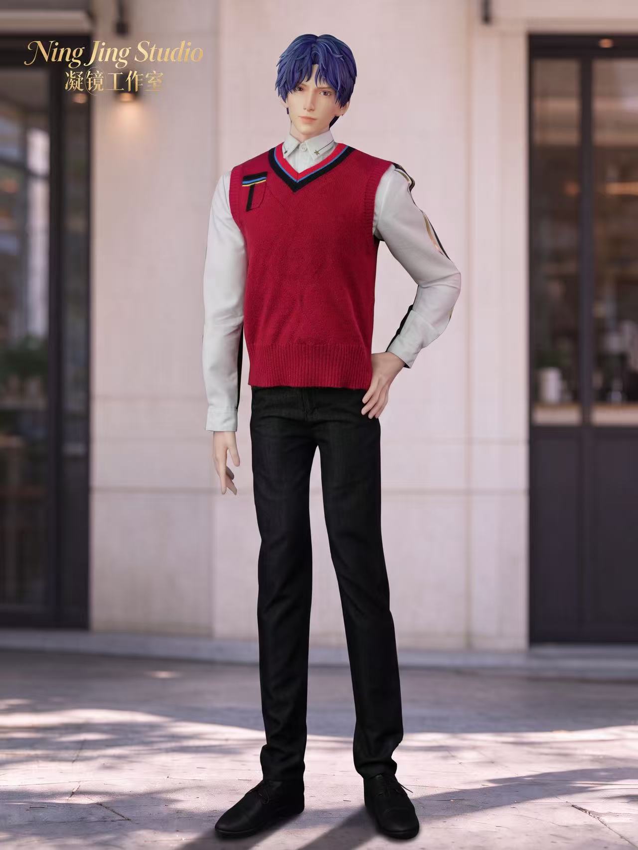 NINGJING Studio - Rafayel 1/3 Platinum Silicone Doll Love and Deepspace-