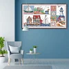 (Counted/Stamped)Seaside Impression-14CT Cross Stitch 41*25cm/16.14*9.84in