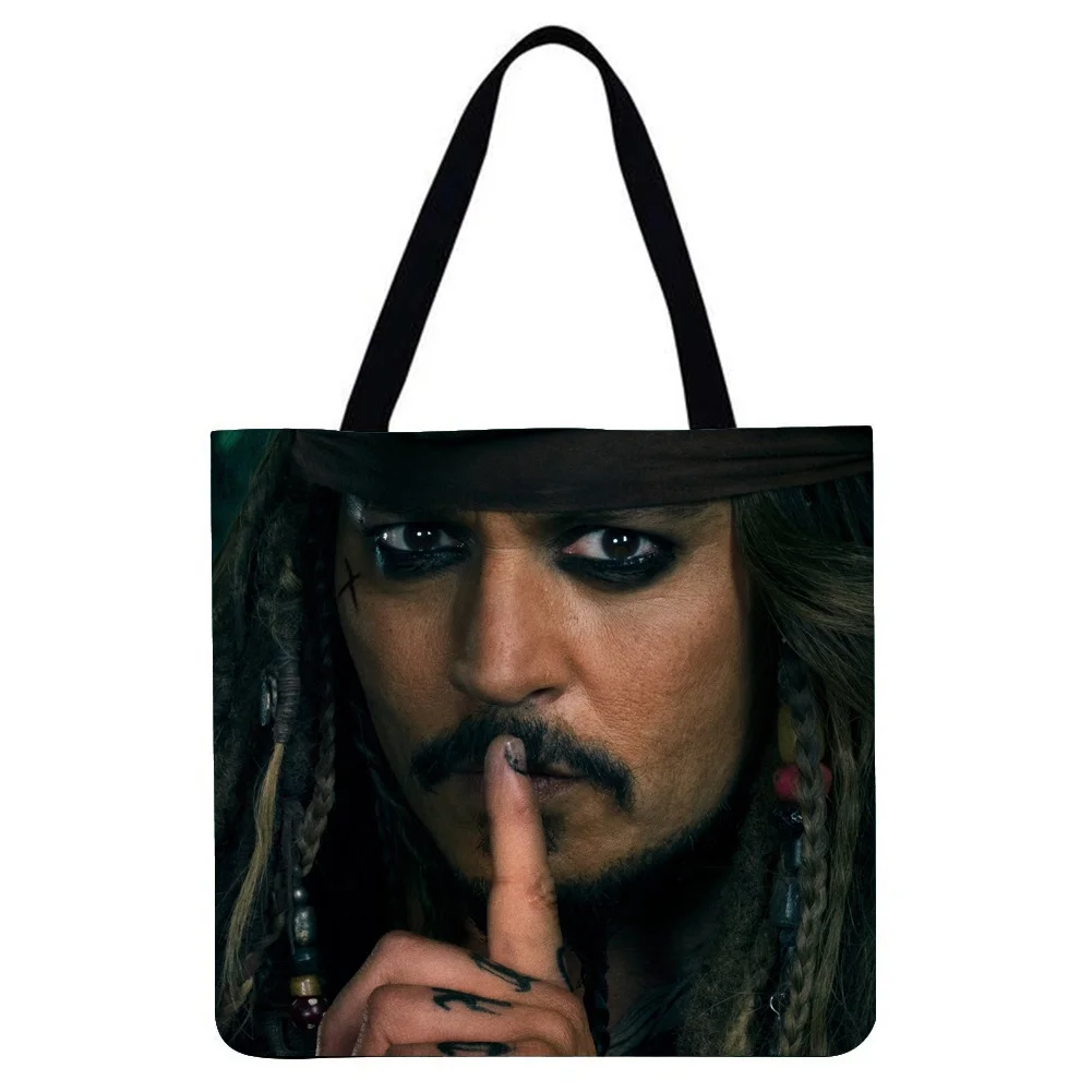 Linen Tote Bag -  Movie Characters