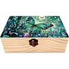 Bo&icirc;te de rangement faite main &agrave; la main pour d&eacute;coration de bureau &agrave; th&egrave;me de peinture en diamant en 5D