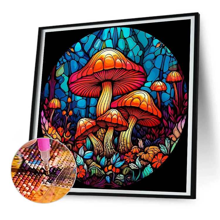 Mushroom Fairy 30*30cm full round drill diamond painting – Jules' Diamond  Art