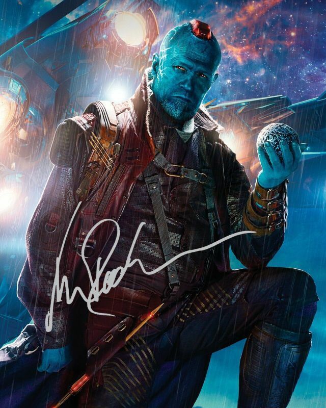 Michael Rooker - Yondu - Guardians Of The Galaxy Autograph Signed Photo Poster painting Print