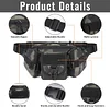 Taktische G&uuml;rteltasche Sport H&uuml;fttasche Molle Bauchtasche Wasserabweisend mit Rei&szlig;verschluss f&uuml;r Outdoor Laufen Reise Wandern Radfahren Camping Klettern