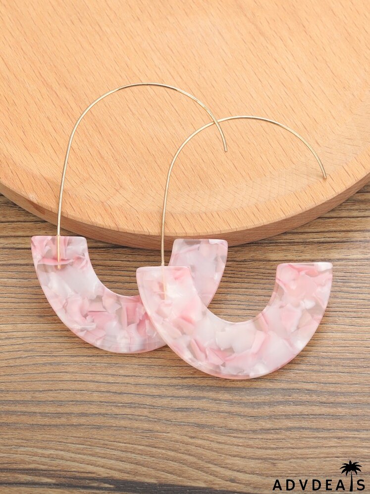 Geo Decor Cuff Hoop Earrings