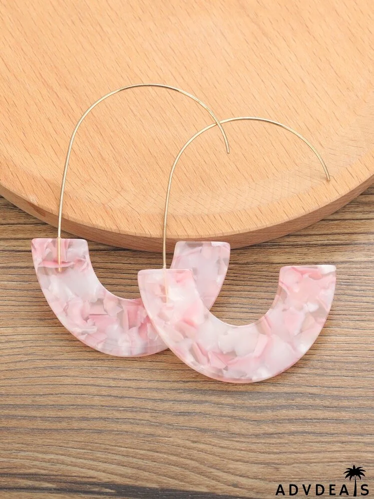 Geo Decor Cuff Hoop Earrings