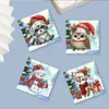12Pcs Diamond Painting Christmas Greeting Card for Family Friends