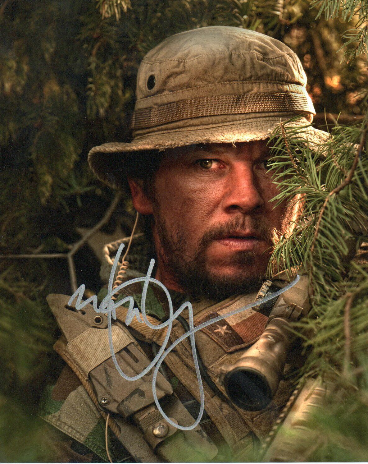 Mark Wahlberg Signed 10 by 8 inches Genuine Signature Photo Poster painting