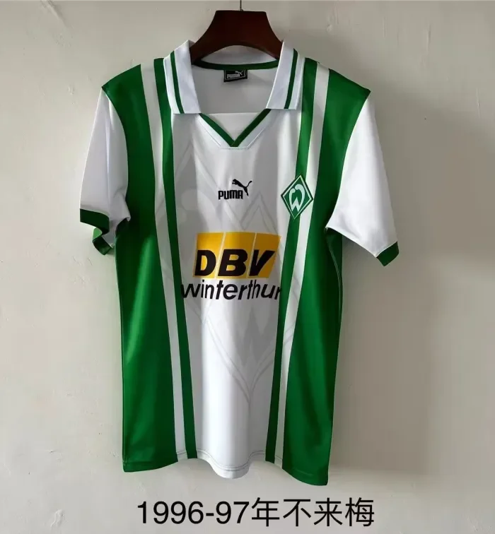 Retro 1996-1997 Werder Bremen Home Soccer Jersey