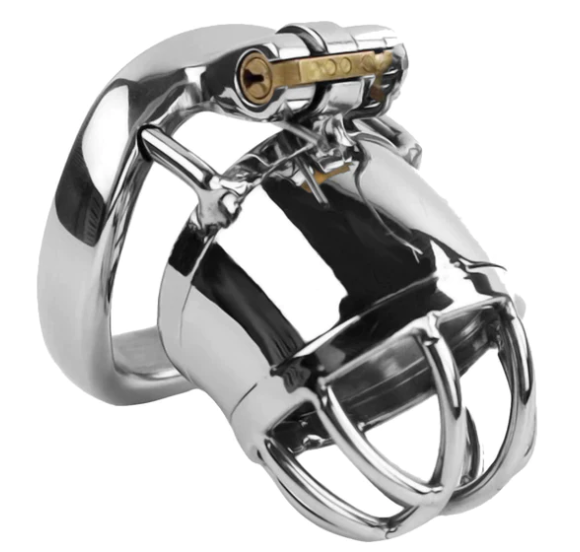 Heavey Metal Male Cock Chastity Cage  Weloveplugs