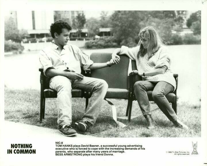 Tom Hanks Bess Armstrong Nothing in Common Original Press 8X10 Photo Poster painting