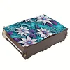(US Local)Diamond Painting Storage Box DIY 5D Diamond Painting Jewelry Box (Flower A)