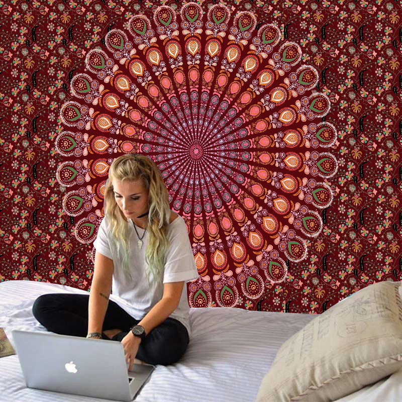

Indian Mandala Flower Psychedelic - Tapestry, 100*75cm, 501 Original