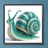 Schnecken 5d DIY Sonderform Teilbohrer Dimond Gemälde Wanddekoration 30x30cm