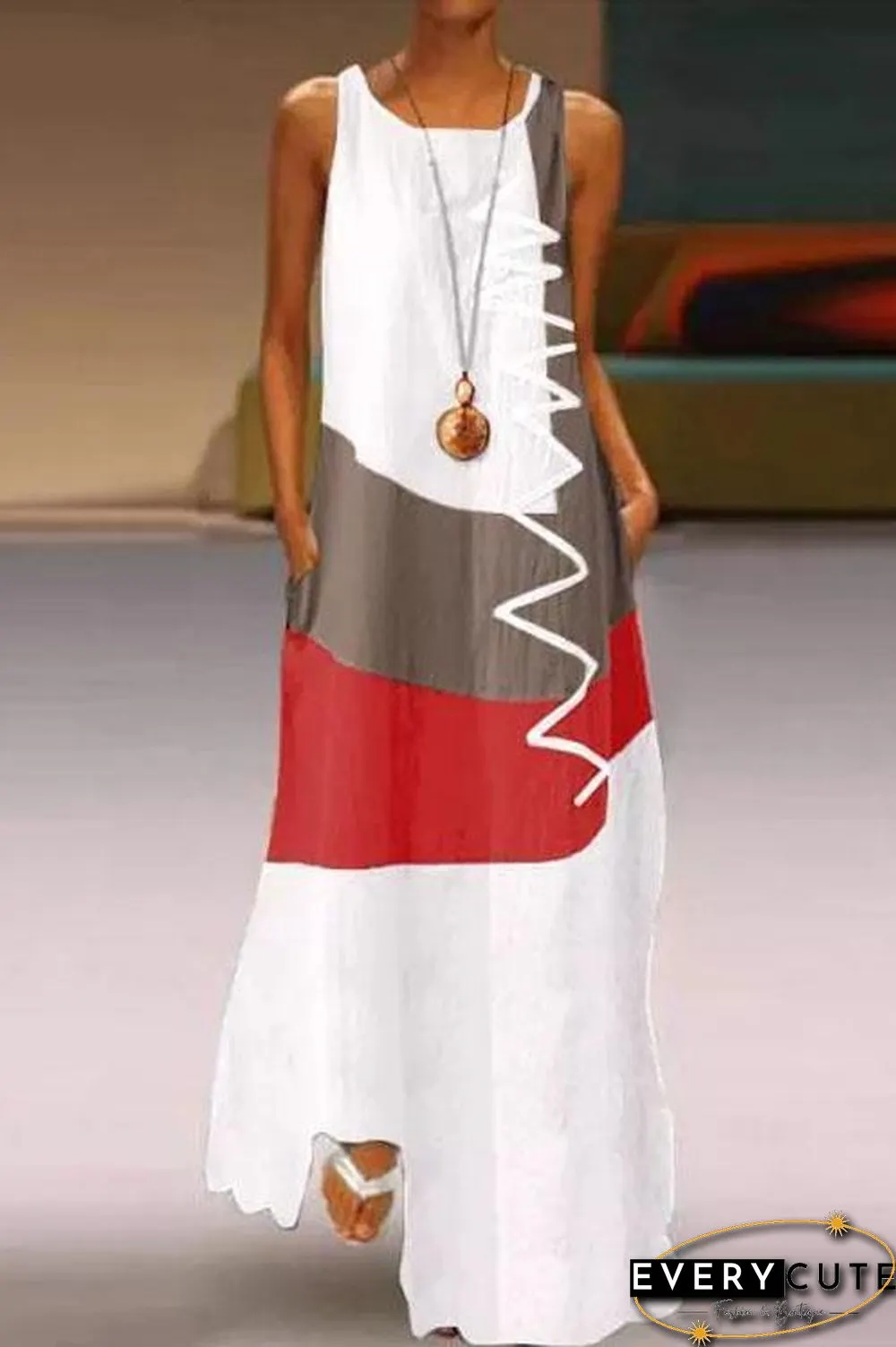 Fashion Show Stitch Maxi Dress