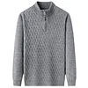 Men's half-zip pullover sweater