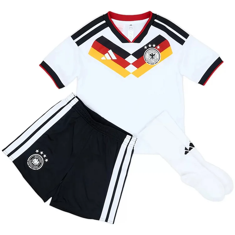 Kids Germany 2026 World Cup Home Football Jersey (Jersey + Shorts + Socks)