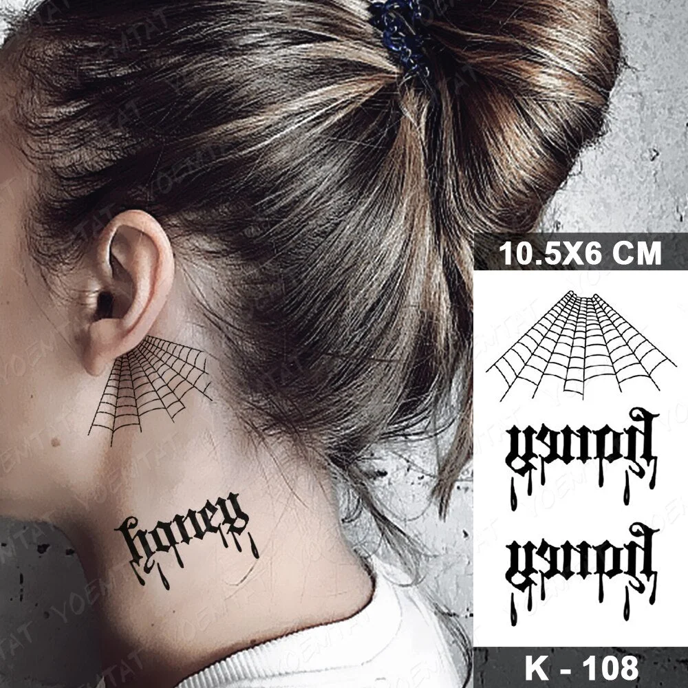 Waterproof Temporary Tattoo Sticker Small Geometric Sky Forest Universe Flash Tatoo Arm Wrist Fake Tatto For Body Art Women Men