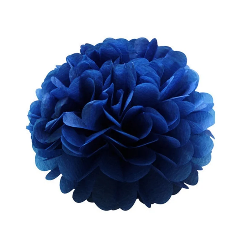 5pcs Tissue Paper Pompoms Wedding Decorative Paper Flowers Ball Baby Shower Birthday Party Decoration paper pom poms