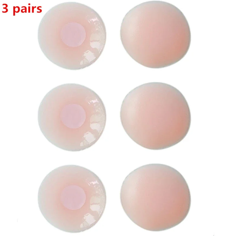 Billionm Pairs Sexy Strapless Bra Self-Adhesive Silicone Nipple Breast Pasties Cover Reusable Underwear Women Wedding Party Bra Sticker