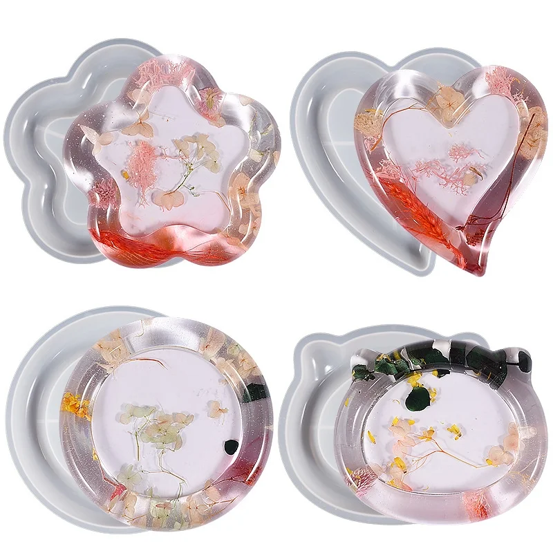 Fancy Dish Storage Trays Silicone Mold