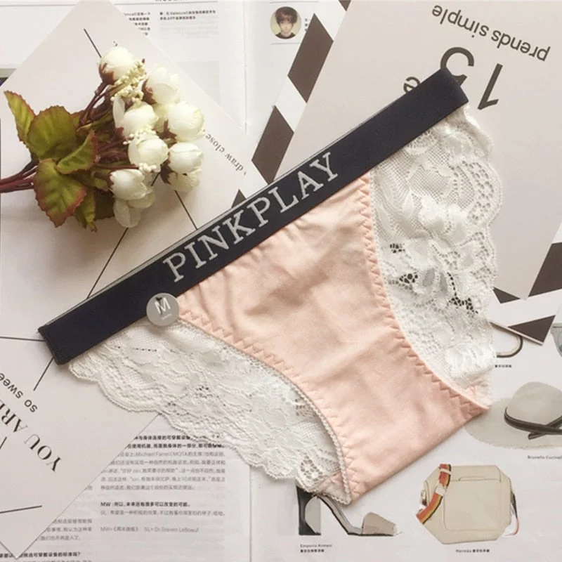 Panties Women Sexy Lace Panties Women's Traceless Comfort Underwear Low Waist Hollow Out Sexy Underpants Female Cotton Briefs