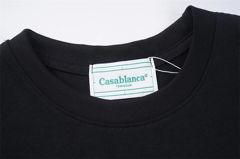 Casablanca 2023 new fashion T-shirt short sleeves