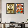 2pcs Diamond Painting -DIY Round Drillg Waiting for Time to Ring