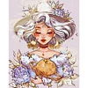 【Limited Stock Sale】Full Embroidery Eco-cotton Thread 11CT Libra Girl Cross Stitch Kit 40x50cm tapestrymarket